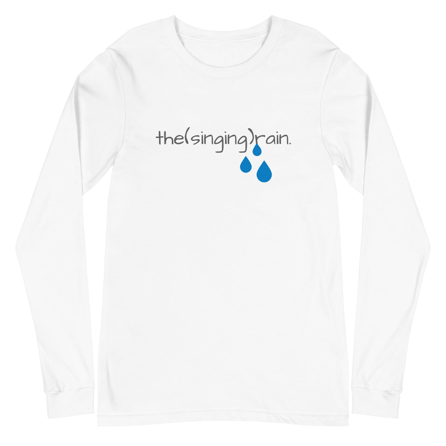 singing in the rain.