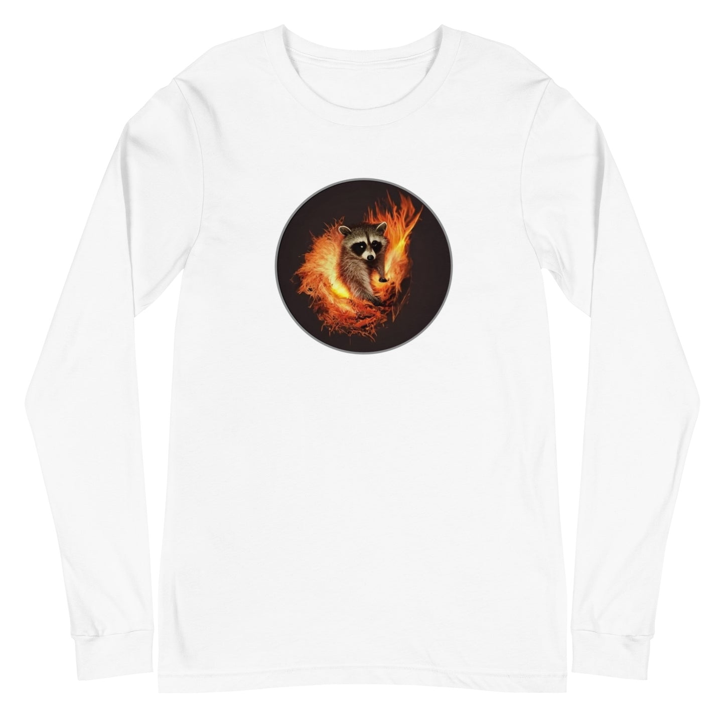 fire raccoon. long sleeve.