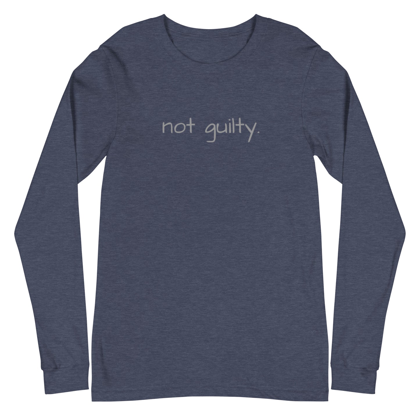 not guilty.